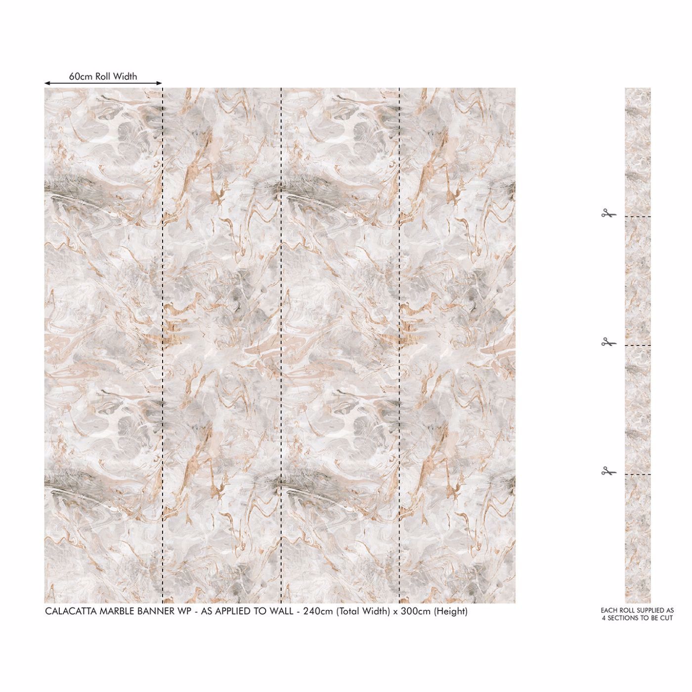 Calcatta Marble Banner WP