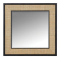 Ebony Square Mirror